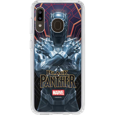 Marvel Black Panther Wakanda Salute Galaxy A20 Clear Case
